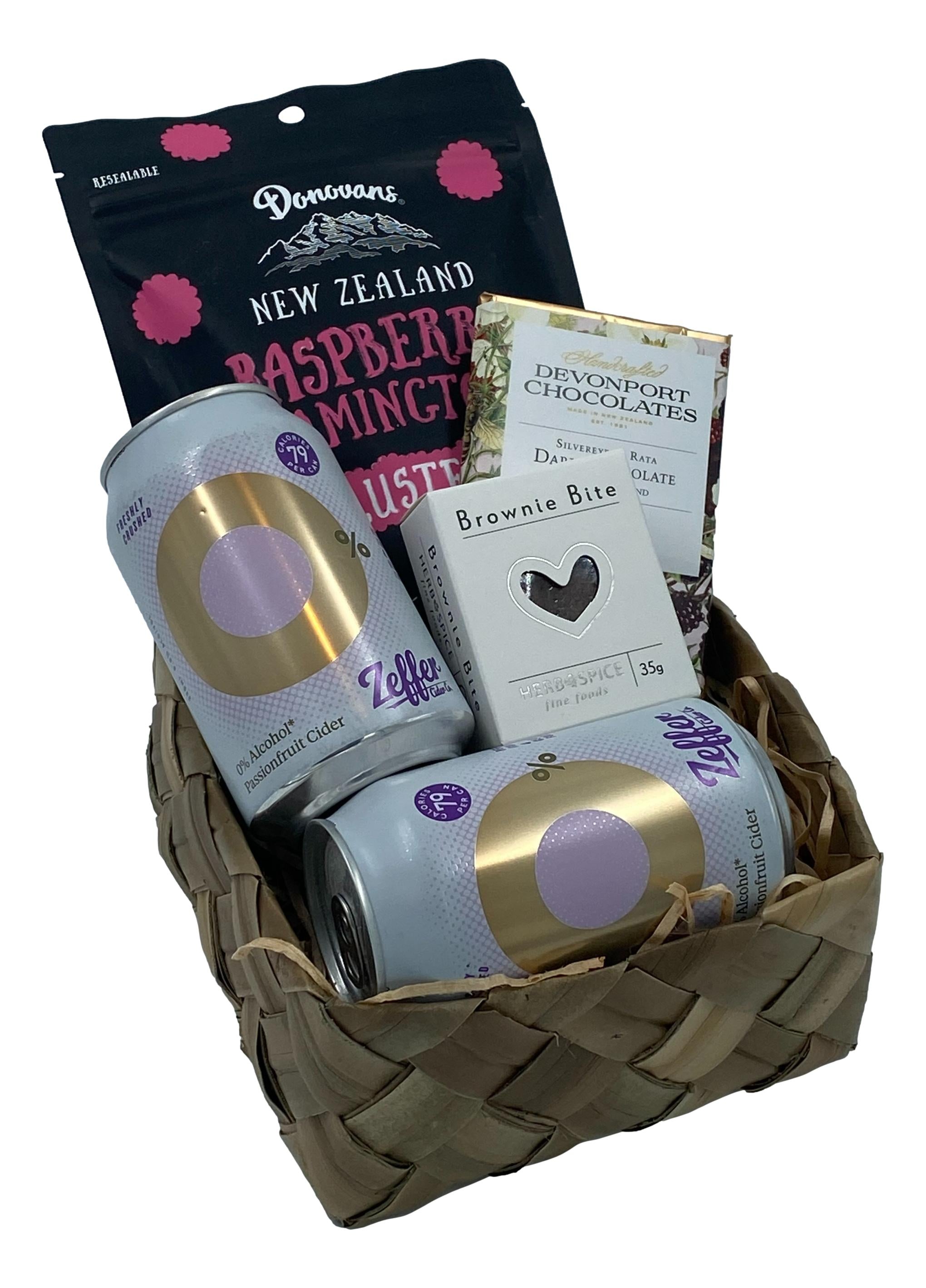 Cider and Bites Gift Box Affordable Gift Boxes Fast Delivery Basket Creations