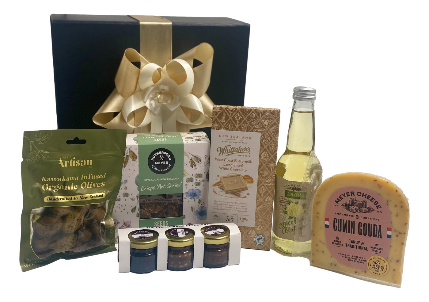 Kiwi Artisan Gift Box | Cheese, Olives Relish