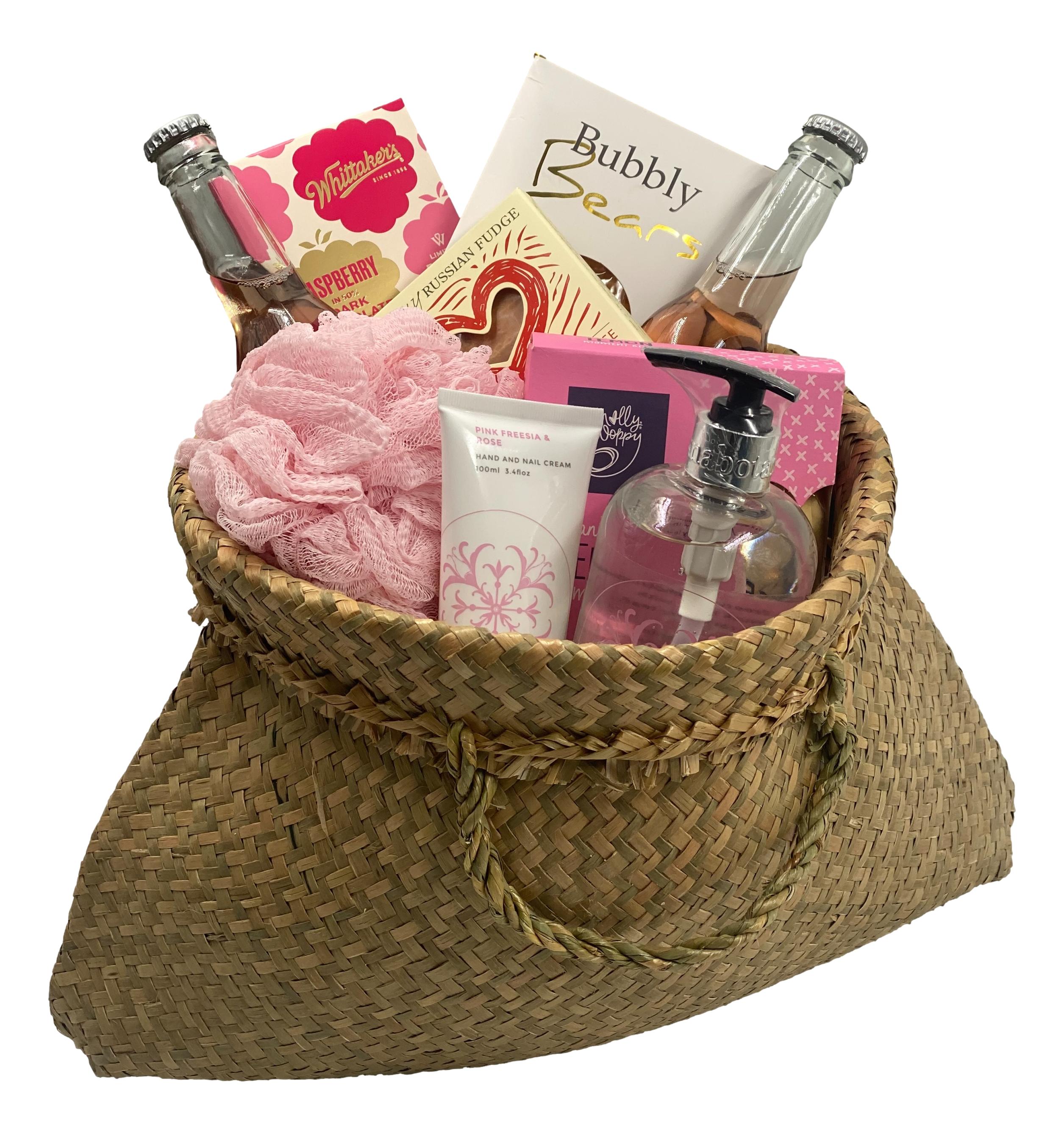 Pink Delish | Gift Baskets For Her | Spoil Her Gift Hampers NZ – Basket ...
